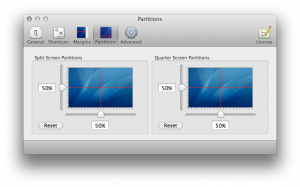 SizeUp: partitions