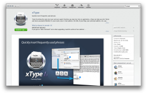 xType in de Mac App Store