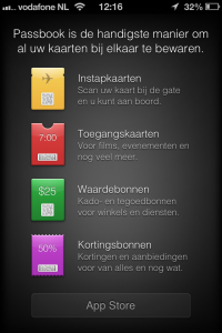 Passbook gebruiken in iOS 6