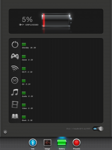 Activity Monitor Touch: Batterij