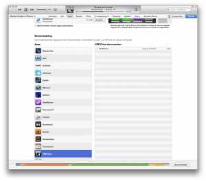 USB Drive: bestanden synchroniseren met iTunes