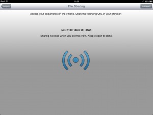 USB Drive: ad-hoc web server opzetten op je iPod touch, iPhone of iPad