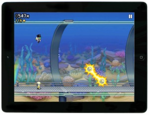 Jetpack Joyride (gratis spelletje voor de iPad)