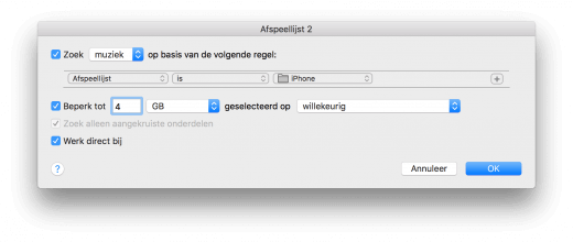 iTunes slimme afspeellijst: 4GB aan goede muziek naar je iPhone
