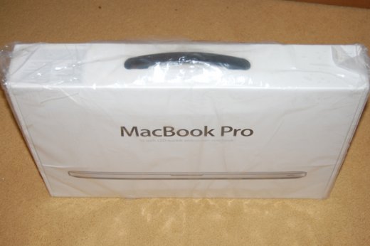 MacBook Pro in doos