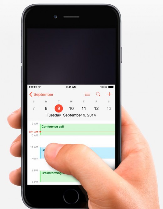 Reachability laat je makkelijker bij de top van een app komen op de iPhone 6