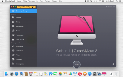 Welkom bij CleanMyMac 3