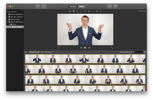 Eigen video's maken met iMovie