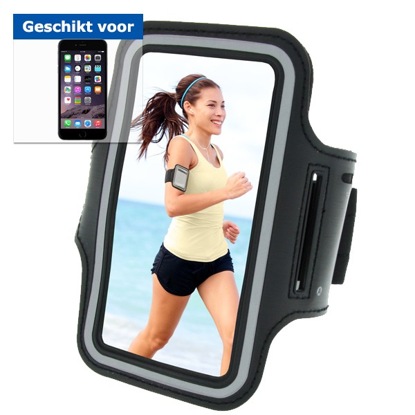 Sporten met de qMust Sport Armband voor de Apple iPhone 6 plus en iPhone 6s Plus