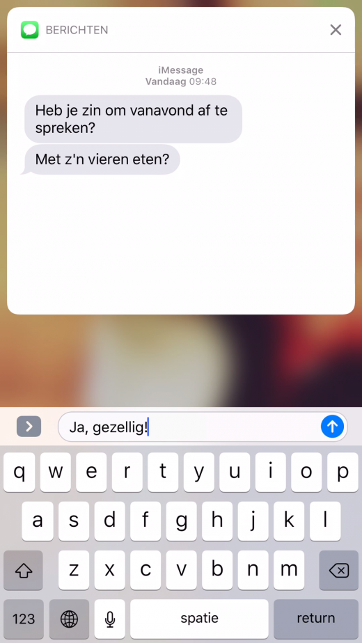 Reageer direct op notificaties via 3D Touch