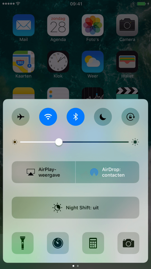 ios-10-bedieningspaneel
