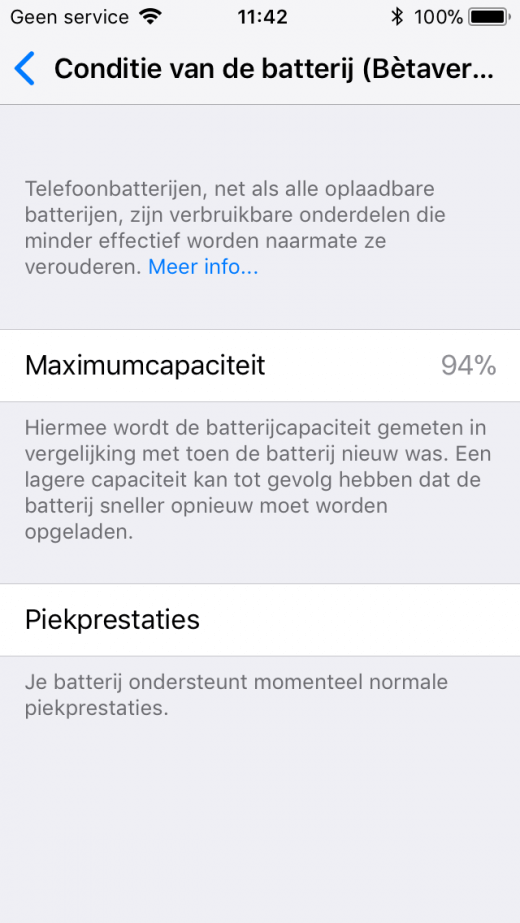 Vanaf iOS 11.3 kun je de status van je batterij controleren en voorkomen dat je iPhone "vertraagd" wordt