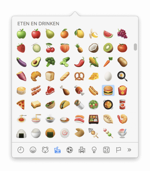 Kies emoji op je Mac met een handig filter