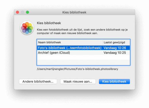 Wil je iCloud Fotobibliotheek alleen gebruiken voor een deel van je foto's, en niet je hele archief? Gebruik dan meerdere Fotobibliotheken