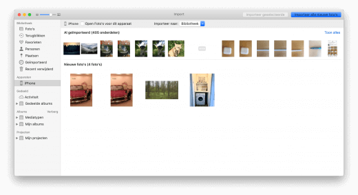 Zet je foto's over naar je Mac, zodat je ze kunt verwijderen van je iPhone