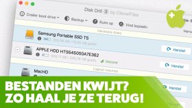 Verwijderde bestanden op de Mac herstellen met Disk Drill Pro