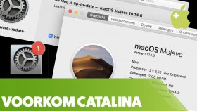 Catalina updates negeren in macOS Mojave